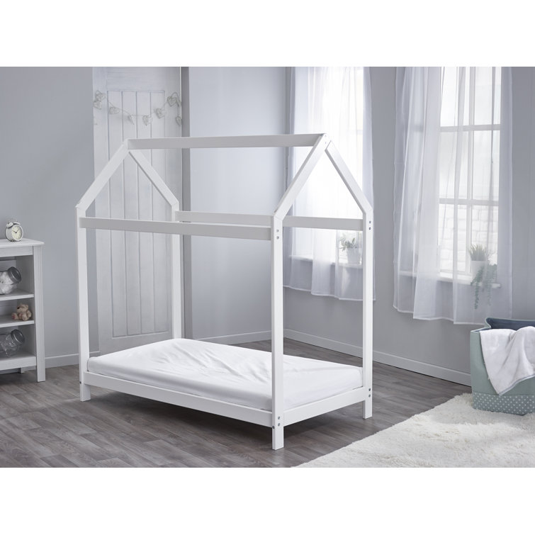 Kinder Valley Cot Bed/Toddler (70 x 140Cm) Solid Wood House Bed and